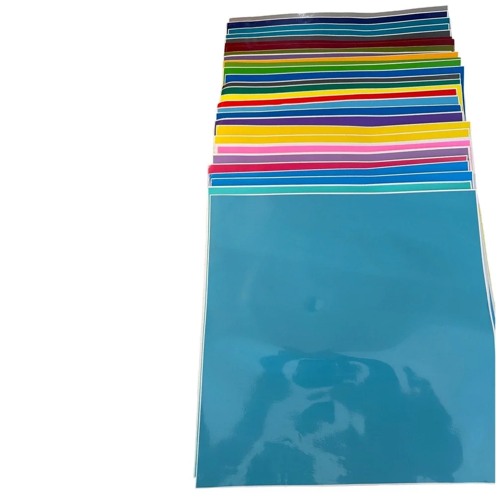 Permanent Adhesive Vinyl Sheets 12x12 Multicolor 29 Pc